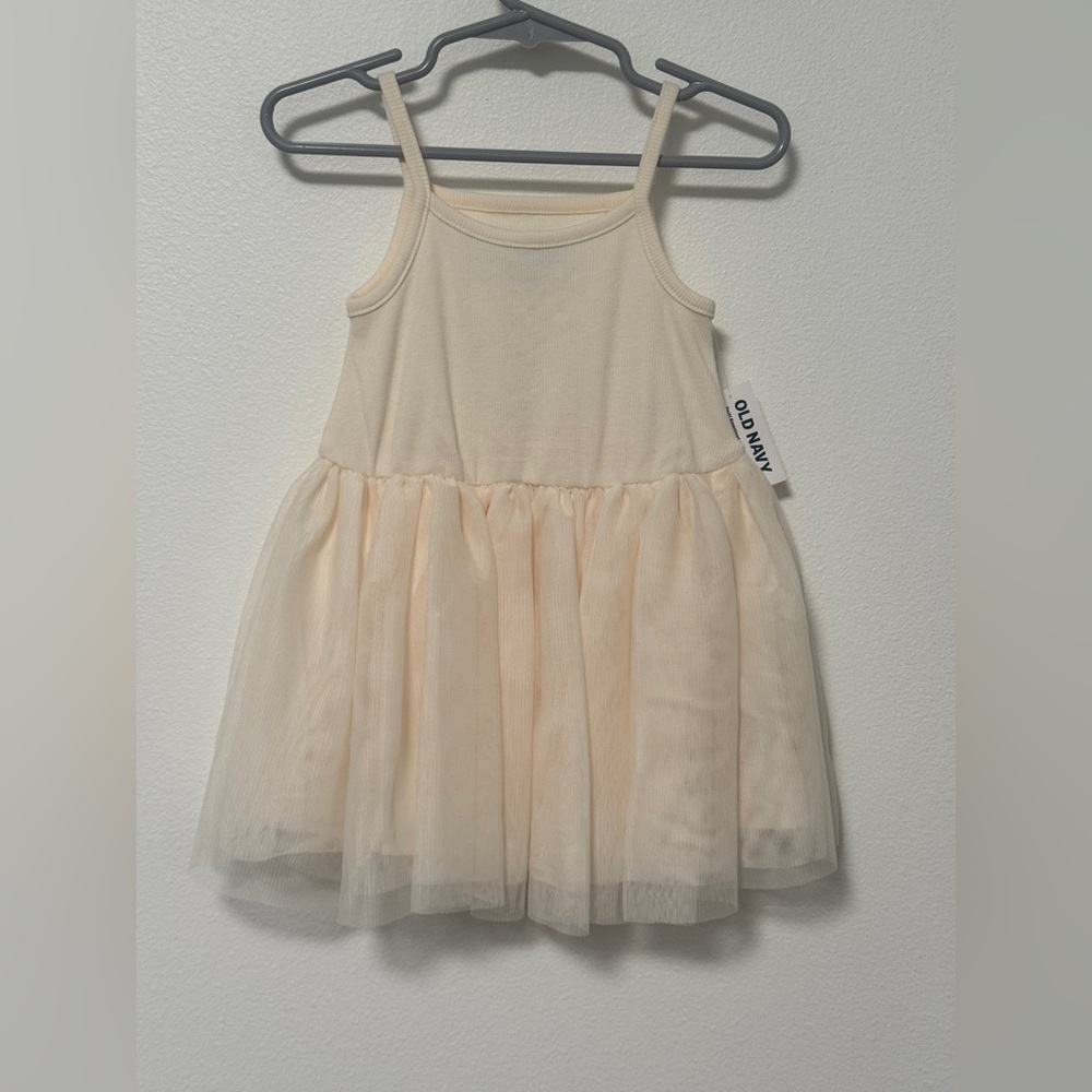 Old Navy Ivory Tulle Dress